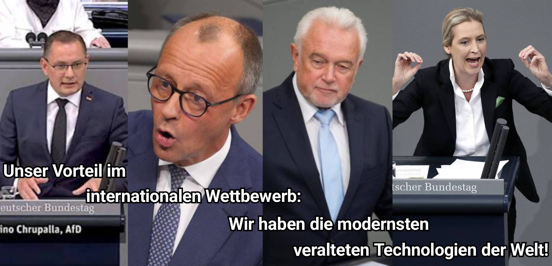 Kruppaller/Merz/Kubiggi/Waidl: "Wir haben die modernsten veralteten Technologien der Welt!"